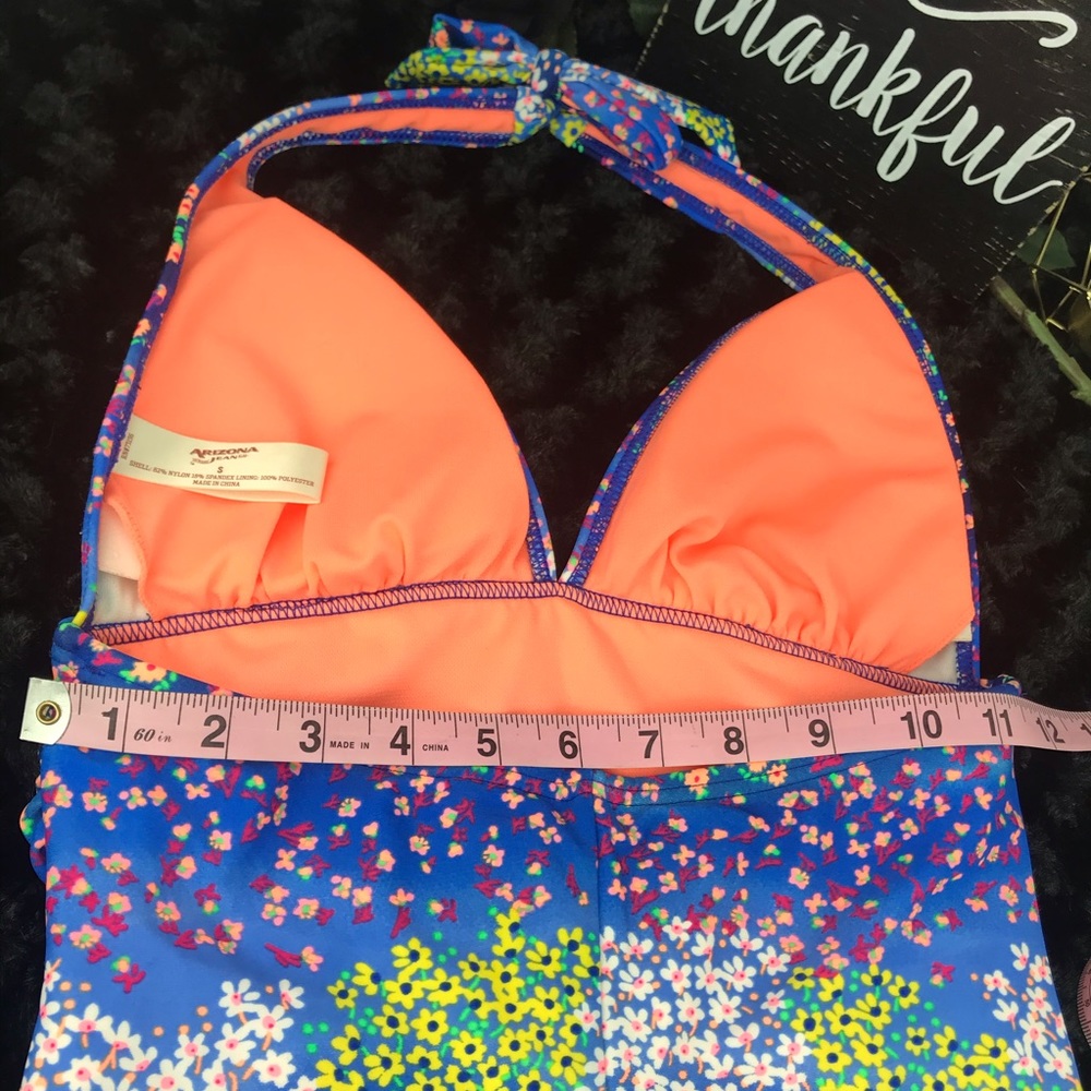 Neon Floral One Piece Swimsuit - Picture 15 of 16